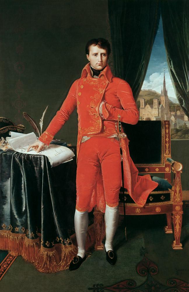 Napoleon als Erster Konsul van Jean Auguste Dominique Ingres