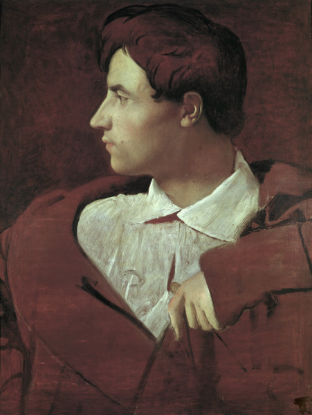 Jean Baptiste Desdeban Portrait van Jean Auguste Dominique Ingres