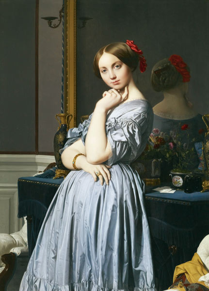 Louise de Broglie, comtesse d'Haussonville van Jean Auguste Dominique Ingres