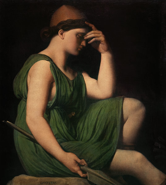 Homer , Odyssey van Jean Auguste Dominique Ingres
