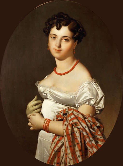 Portrait of Madame Cécile Panckoucke, née Bochet van Jean Auguste Dominique Ingres