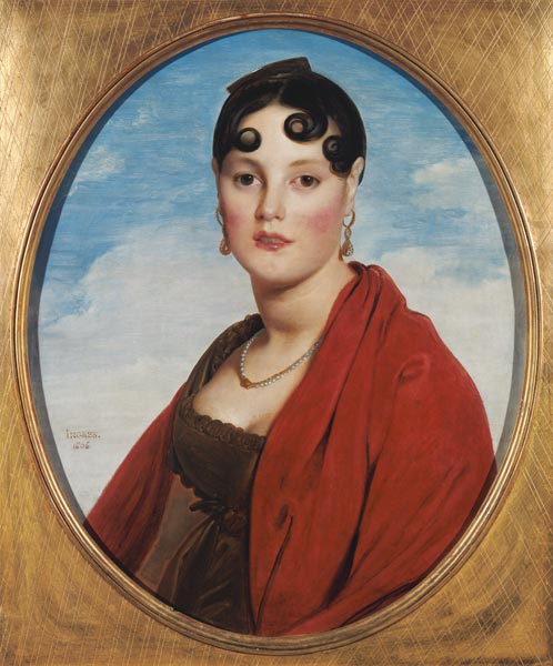 Portrait of Madame Aymon, or La Belle Zelie van Jean Auguste Dominique Ingres