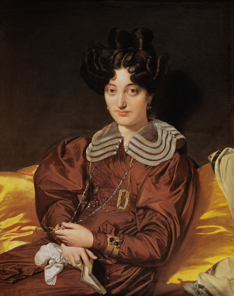 Portrait of Madame Marcotte de Sainte-Marie (1803-62) van Jean Auguste Dominique Ingres