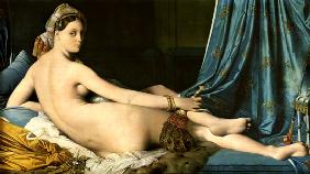 Een naakte odalisque  - Jean Auguste Dominique Ingres
