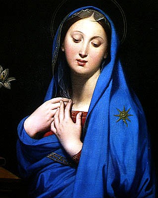 Virgin of the Adoption van Jean Auguste Dominique Ingres