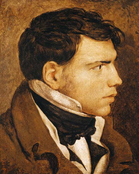 Portrait of a Young Man van Jean Auguste Dominique Ingres