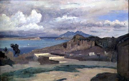 Ischia, View from the Slopes of Mount Epomeo van Jean-Babtiste-Camille Corot