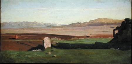 Italian Landscape van Jean-Babtiste-Camille Corot