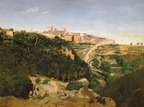 Volterra. van Jean-Babtiste-Camille Corot