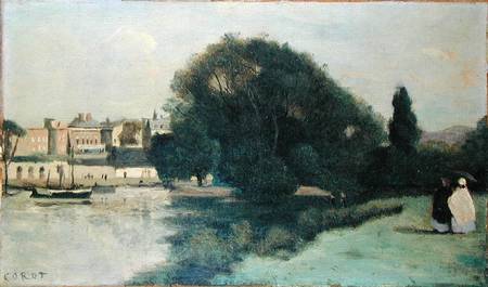 Richmond, near London van Jean-Babtiste-Camille Corot