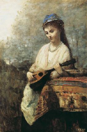 Mädchen mit Mandoline