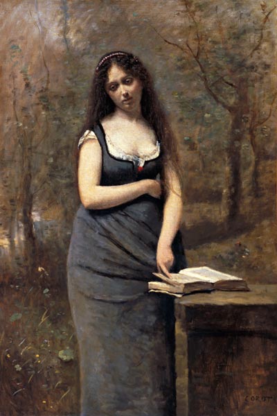 Velleda. van Jean-Babtiste-Camille Corot