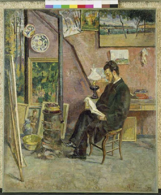 Doktor Martinez im Atelier des Künstlers. van Jean-Baptiste Armand Guillaumin