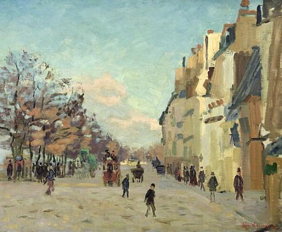 Paris, Quai de Bercy, Snow Effect, c.1873-74 van Jean Baptiste Armand Guillaumin