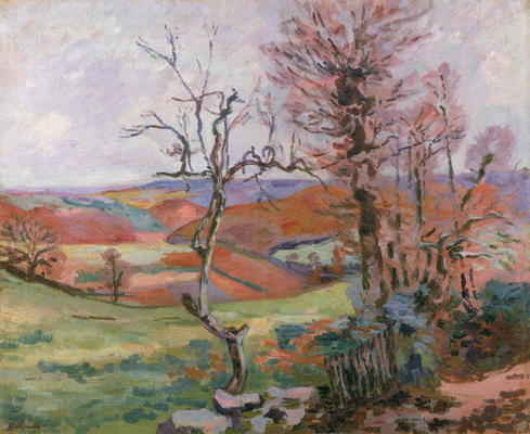The Puy Barion at Crozant, Brittany (oil on canvas) van Jean Baptiste Armand Guillaumin