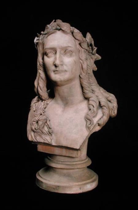 Bust of Delphine Gay (1804-55) van Jean Baptiste Auguste Clesinger