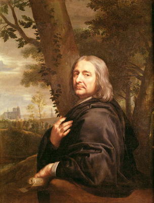 Portrait of Philippe de Champaigne, 1668 (oil on canvas) van Jean Baptiste de Champaigne