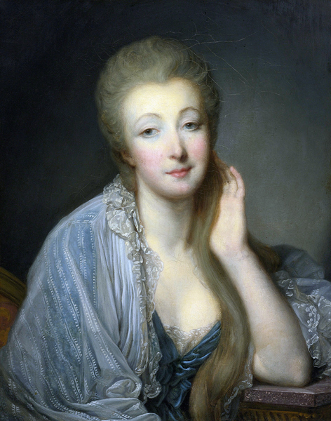 Jeanne Becu, comtesse Du Barry (1743-1793) van Jean Baptiste Greuze