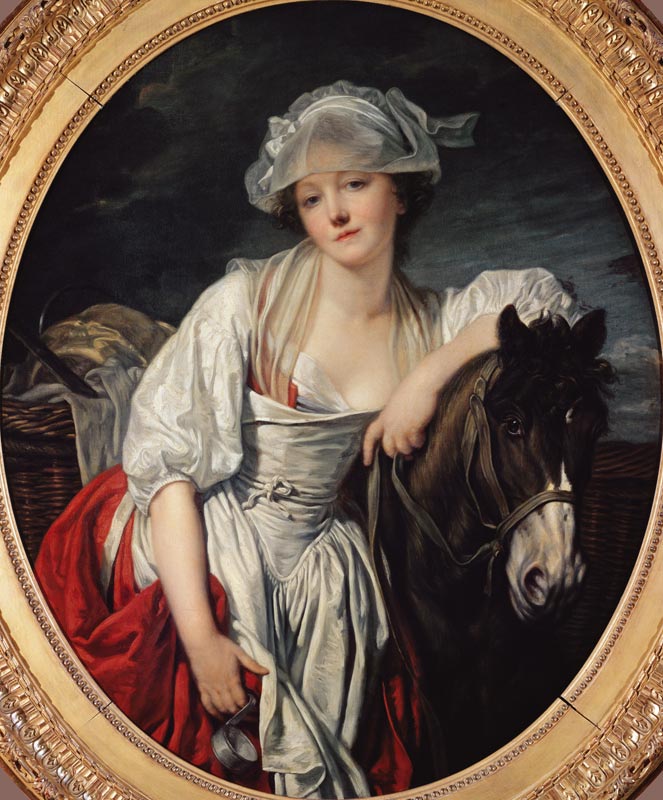 The Milkmaid van Jean Baptiste Greuze