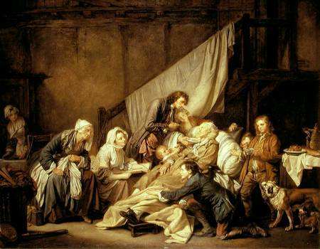 The Paralytic van Jean Baptiste Greuze