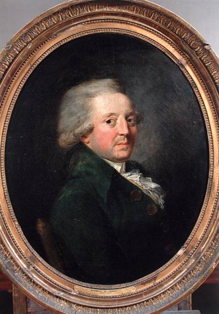 Portrait of Marie-Jean-Antoine-Nicolas de Caritat (1743-94) Marquis of Condorcet van Jean Baptiste Greuze