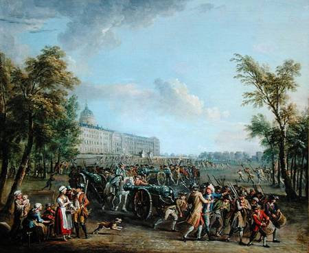 The Pillage of the Invalides van Jean-Baptiste Lallemand