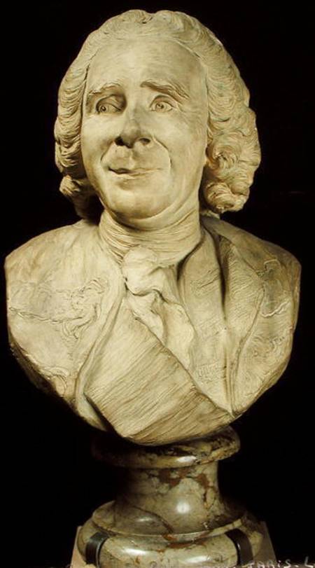 Bust of Rene Antoine Ferchault de Reaumur (1683-1757) van Jean Baptiste Lemoyne