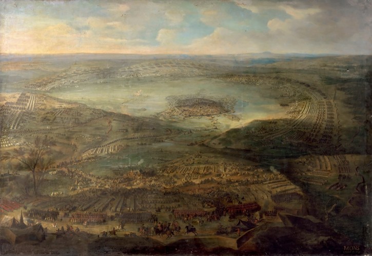 The Siege of Mons,  1691 van Jean-Baptiste Martin