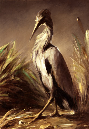 A Heron van Jean Baptiste Oudry