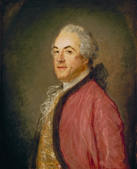 Portrait of a Man van Jean-Baptiste Perronneau