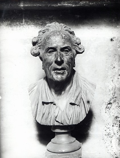 Self-portrait (plaster) van Jean-Baptiste Pigalle