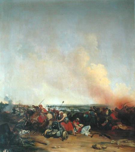 Battle of Sidi-Ferruch van Jean-Baptiste-Prudent Carbillet