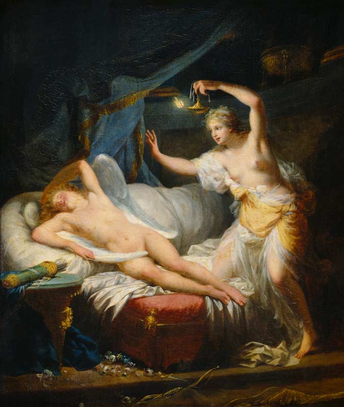 Cupid and Psyche van Jean-Baptiste Regnault