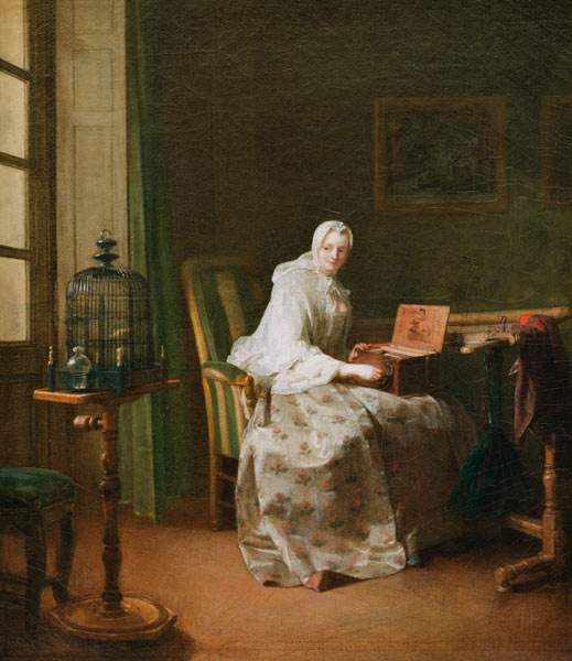 La Serinette van Jean-Baptiste Siméon Chardin