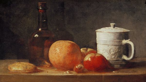 Fruit still life van Jean-Baptiste Siméon Chardin