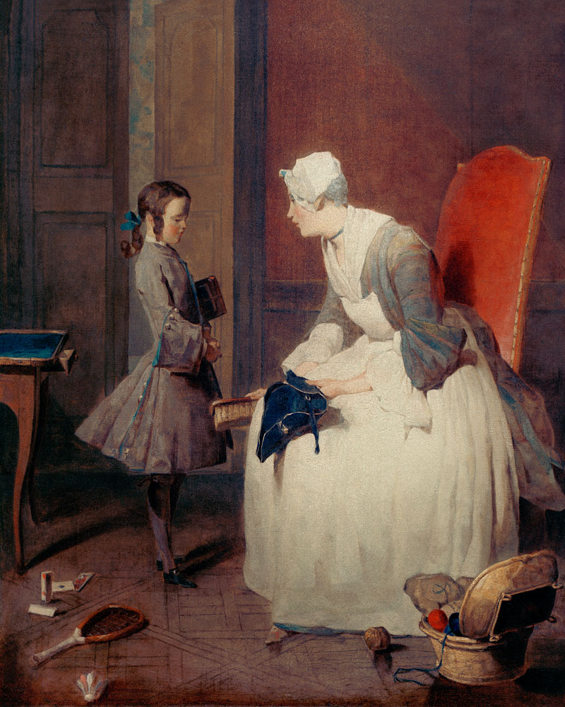 The Governess van Jean-Baptiste Siméon Chardin