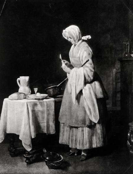 The Attentive Nurse van Jean-Baptiste Siméon Chardin