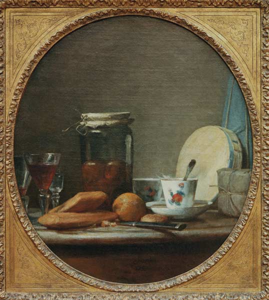 The Jar of Apricots van Jean-Baptiste Siméon Chardin