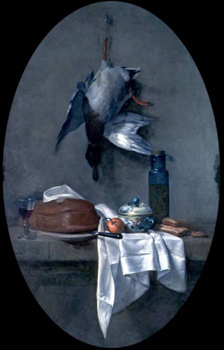 Still Life With Duck van Jean-Baptiste Siméon Chardin
