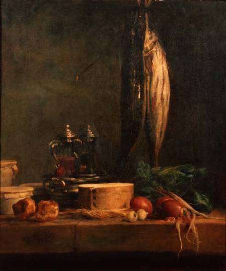 Still Life with Fish van Jean-Baptiste Siméon Chardin
