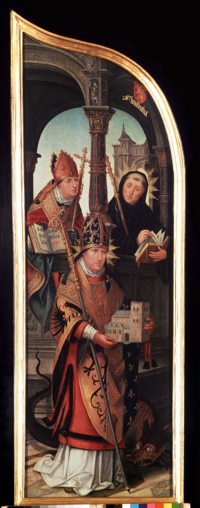 The Annunciation (Triptych, side panel) van Jean Bellegambe