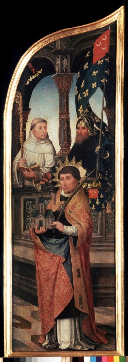 The Annunciation (Triptych, side panel) van Jean Bellegambe