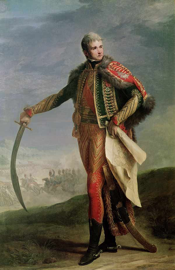 Portrait of Jean Lannes (1769-1809) Duke of Montebello, 1805-10 van Jean Charles Nicaise Perrin