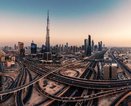 Dubai Skyline Panorama