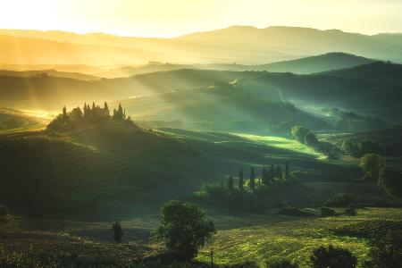 Tuscany - Val dOrcia Sunrise