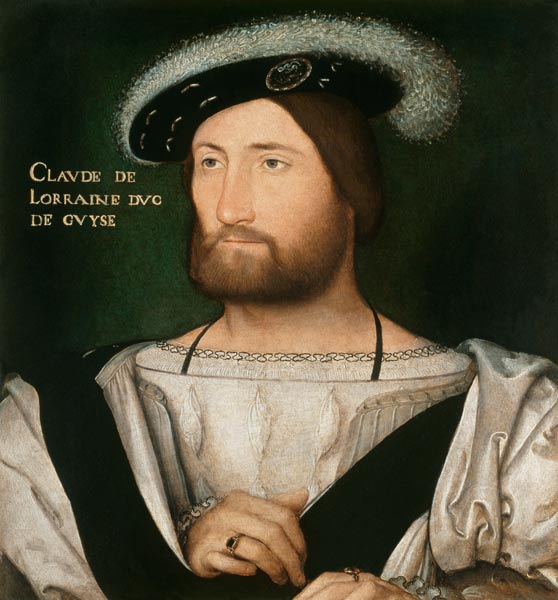 Portrait of Claude of Lorraine van Jean Clouet d. J.