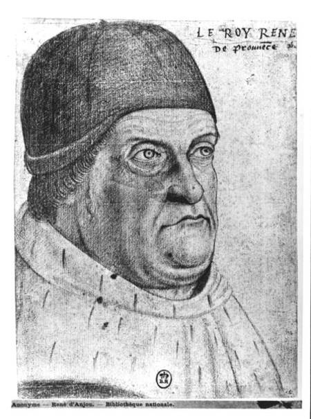Portrait of Rene I (1409-80) Duke of Anjou van Jean de Court