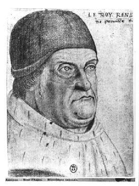Portrait of Rene I (1409-80) Duke of Anjou