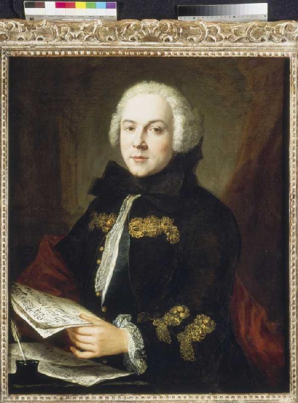 Luigi Boccherini im Alter von ca. 23 Jahren van Jean-Étienne Liotard