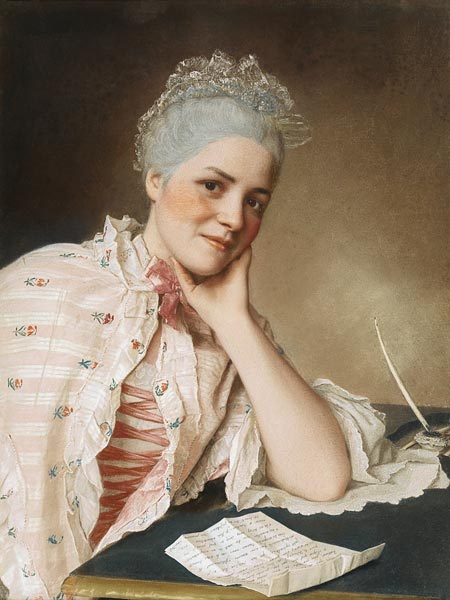Portret Mademoiselle Louise Jacquet van Jean-Étienne Liotard
